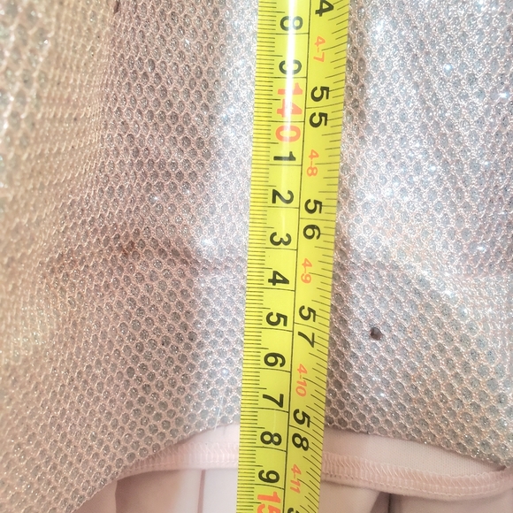 Sparkling Champagne Pink Evening Gown - Picture 4 of 5